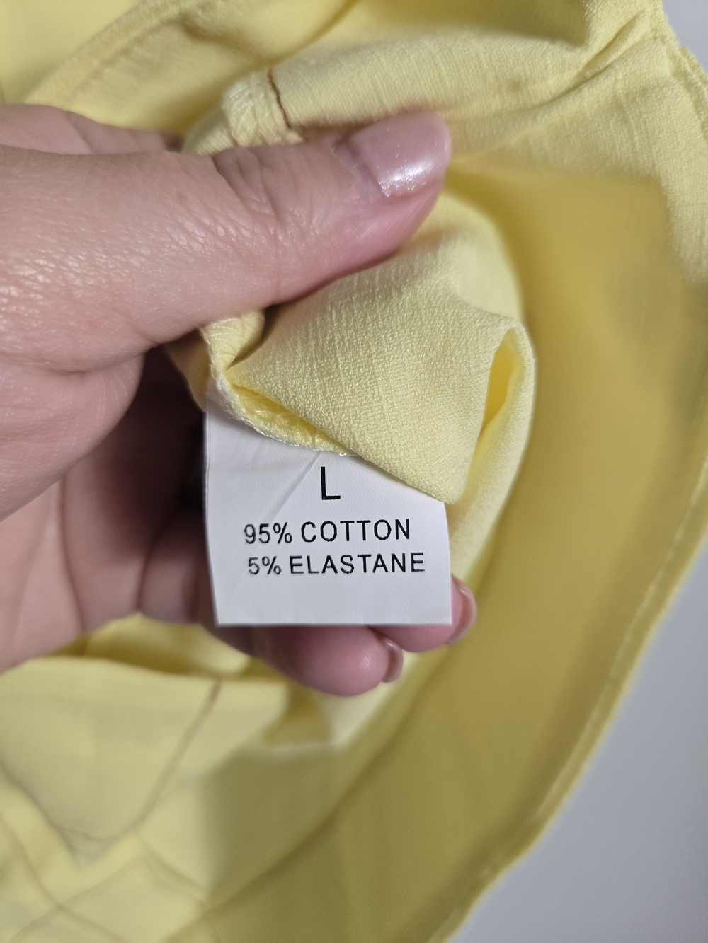 Vintage Inspired Yellow Floral Embroidered Button Up Crop Blouse Smocked Cuff L - Picture 5 of 5